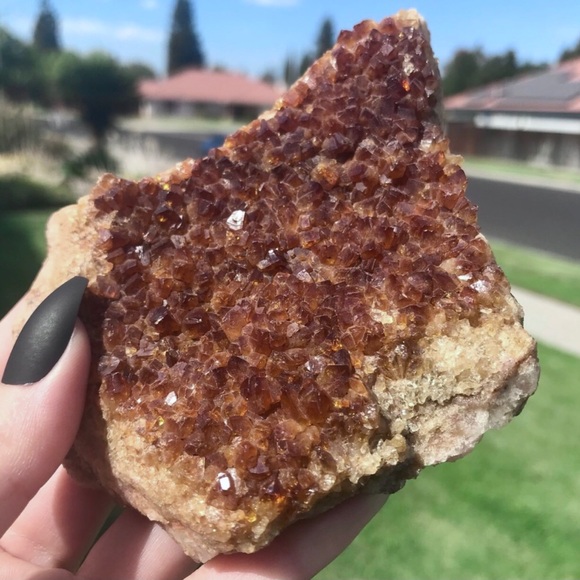 Lg. Citrine Cluster🧡 - Picture 5 of 7